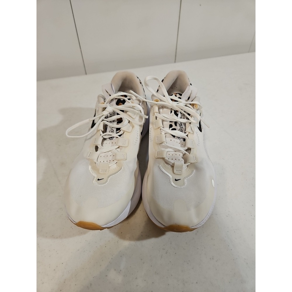 Nike React Escape Run "White Leopard" womens running shoes Size 9 Excellent(S179 - Picture 2 of 10